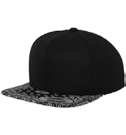Gorra de poliéster de 6 paneles Flexfit Bandana Snapback personalizada con logo