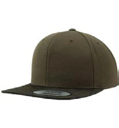 Gorra de poliéster de 6 paneles Flexfit Camo Visor Snapback personalizada con logo