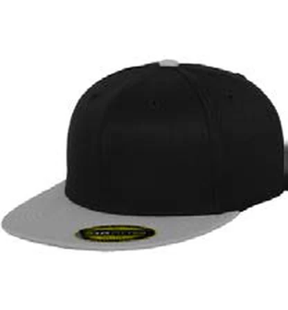 Gorra de poliéster de 6 paneles Flexfit Premium 210 Fitted 2-Tone personalizada con logo