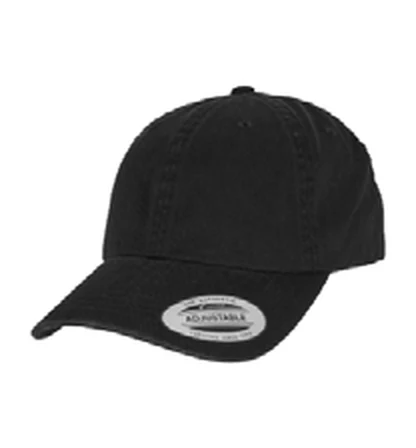 Gorra de algodón de 6 paneles Flexfit Cap Low Profile garment washed personalizada con logo