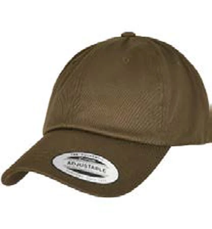 Gorra de algodón de 6 paneles Flexfit Low Profile Organic Cotton Cap personalizada con logo