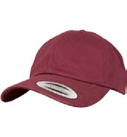 Gorra de algodón de 6 paneles Flexfit Peached Cotton Twill Dad Cap personalizada con logo