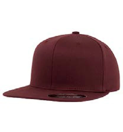 Gorra de poliéster de 6 paneles Flexfit Flexfit Flat Visor personalizada con logo