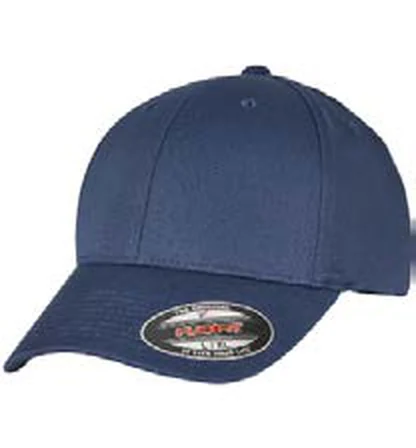 Gorra de poliéster de 6 paneles Flexfit Alpha Shape Flexfit personalizada con logo