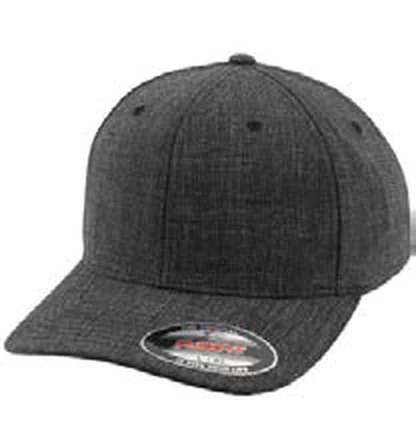 Gorra de poliéster de 6 paneles Flexfit Fine Melange Cap personalizada con logo