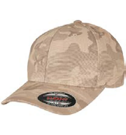 Gorra de algodón de 6 paneles Flexfit Flexfit Light Camo personalizada con logo