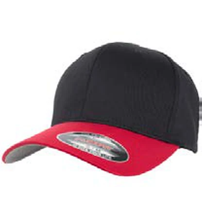 Gorra de poliéster de 6 paneles Flexfit Flexfit Wooly Combed 2-Tone personalizada con logo