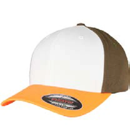 Gorra de poliéster de 6 paneles Flexfit 3-Tone Flexfit Cap personalizada con logo