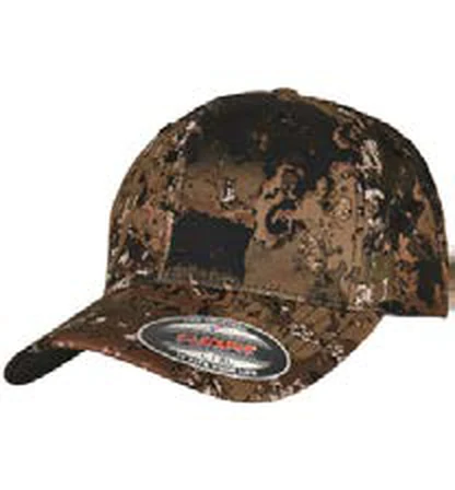Gorra de poliéster de 6 paneles Flexfit Flexfit® Veil Camo™ Cap personalizada con logo