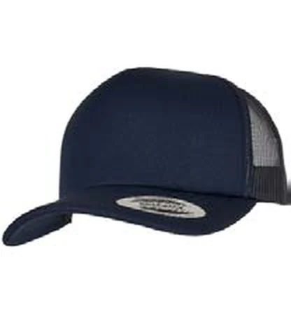 Gorra trucker con rejilla Flexfit Classic Curved Visor Foam Trucker Cap personalizada con logo