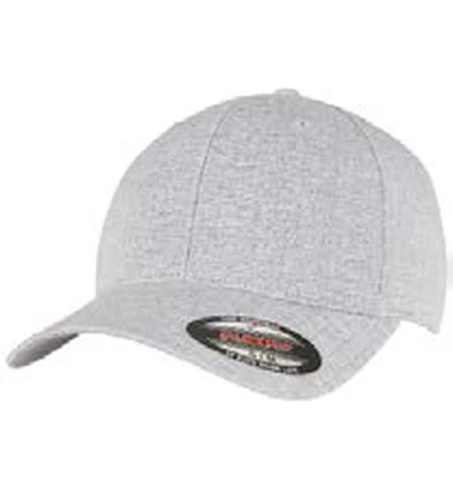 Gorra de poliéster de 6 paneles Flexfit Flexfit Heatherlight Cap personalizada con logo