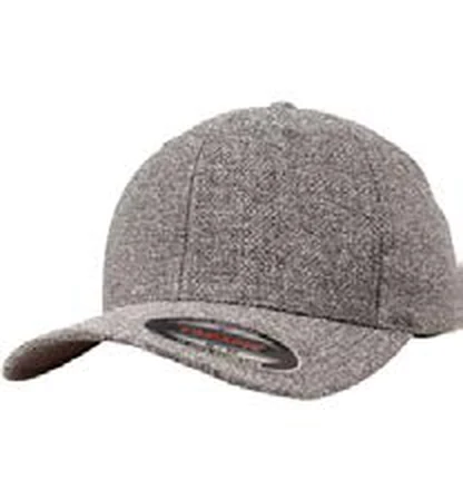 Gorra de poliéster de 6 paneles Flexfit Flexfit Melange Cap personalizada con logo