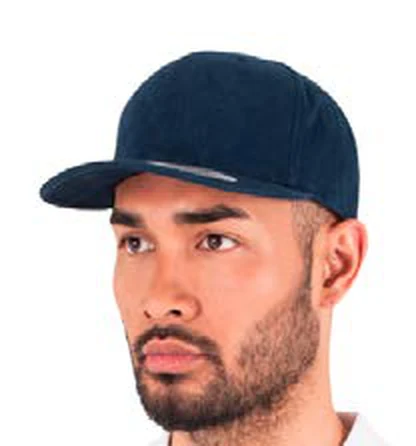 Gorra de algodón de 6 paneles Flexfit Brushed Cotton Twill Mid Profile personalizada con logo