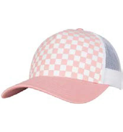 Gorra trucker con rejilla Flexfit Checkerboard Retro Trucker personalizada con logo