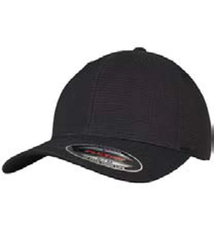 Gorra de poliéster de 6 paneles Flexfit Flexfit Hydro-Grid Stretch Cap personalizada con logo