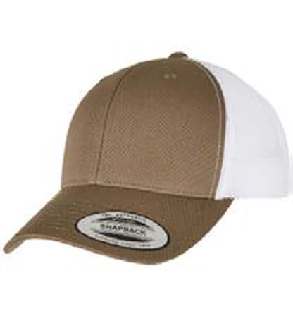 Gorra trucker con rejilla Flexfit Classics Recycled Retro Trucker Cap 2-Tone personalizada con logo