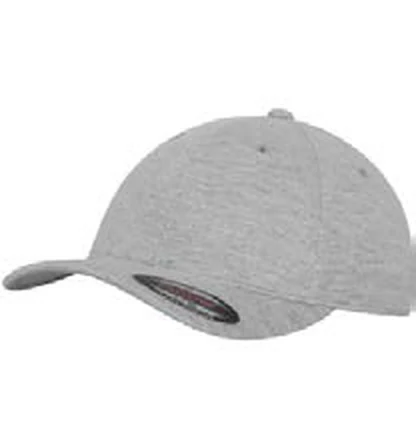 Gorra de poliéster de 6 paneles Flexfit Double Jersey Cap personalizada con logo
