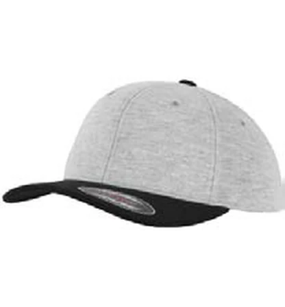 Gorra de poliéster de 6 paneles Flexfit Flexfit Double Jersey 2-Tone personalizada con logo