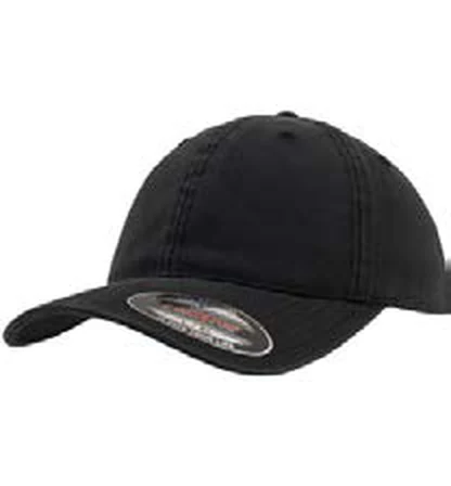 Gorra de poliéster de 6 paneles Flexfit Flexfit Garment Washed Cotton Dad Hat personalizada con logo