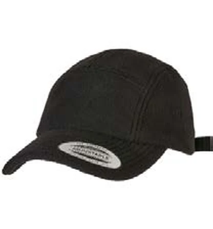 Gorra de poliéster de 5 paneles Flexfit Polar Fleece Jockey Cap personalizada con logo