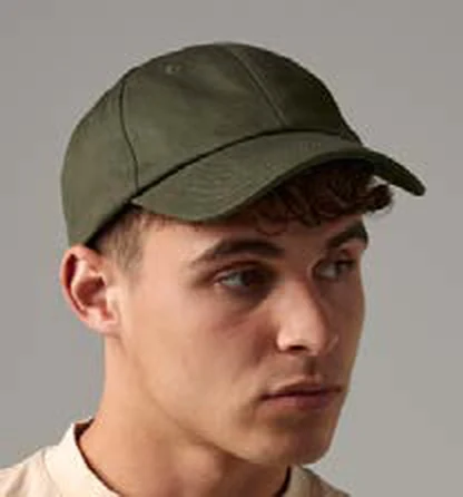 Gorra de algodón de 6 paneles Beechfield Authentic Baseball Cap personalizada con logo