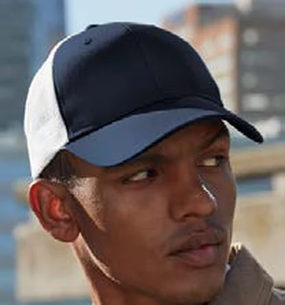 Gorra trucker con rejilla Beechfield Urbanwear Trucker personalizada con logo