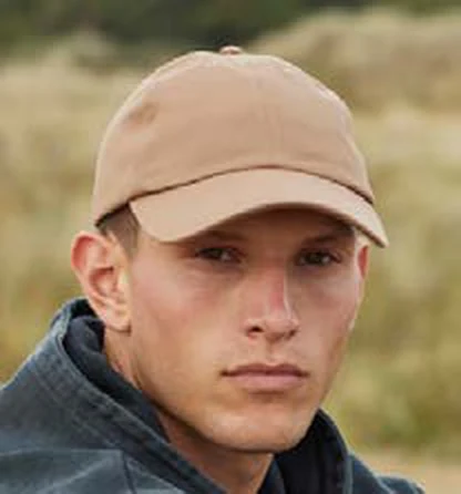 Gorra de algodón de 6 paneles Beechfield Organic Cotton 6 Panel Dad Cap personalizada con logo