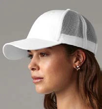 Gorra de poliéster de 6 paneles Beechfield Recycled Urbanwear 6 Panel Snapback Trucker personalizada con logo