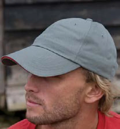 Gorra de algodón de 6 paneles Result Herringbone Cap personalizada con logo