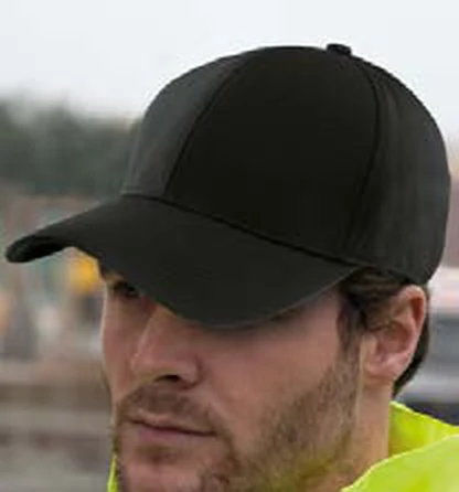 Gorra de poliéster de 6 paneles Result Fitted Cap Softshell personalizada con logo