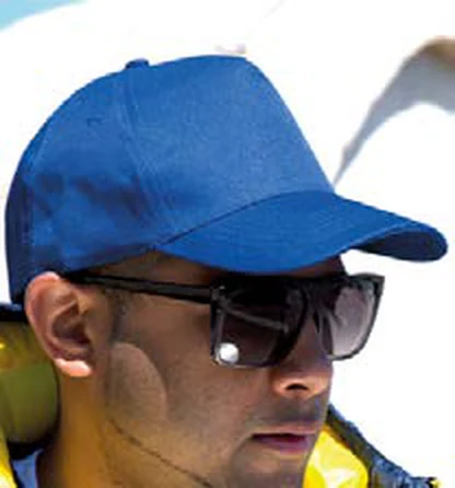 Gorra de poliéster de 5 paneles Result Houston 5-Panel Printers Cap personalizada con logo
