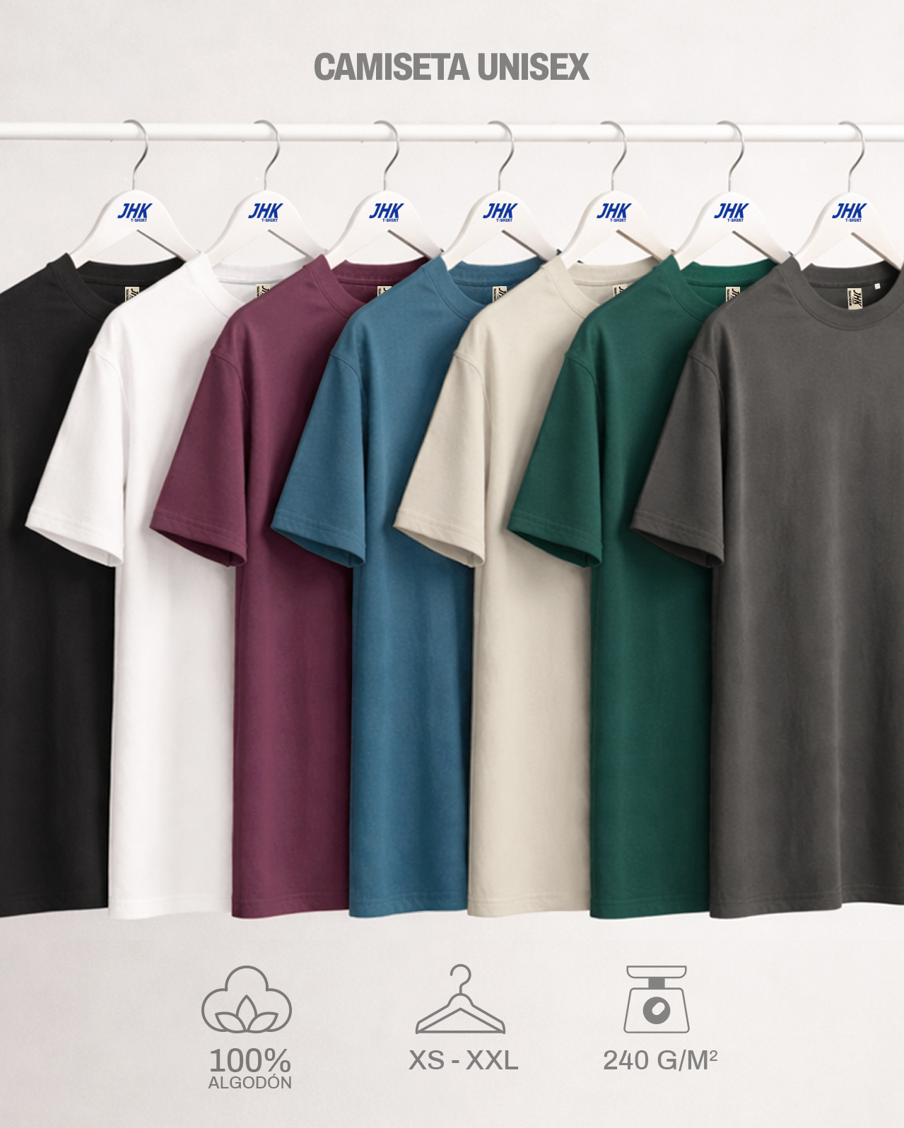 Camiseta Oversize JHK TSUAOVER240 color