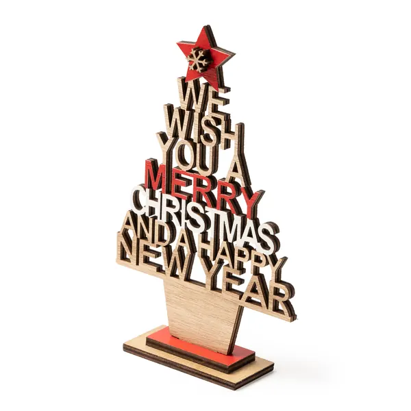 Adorno de Navidad personalizado Tinsel con logo