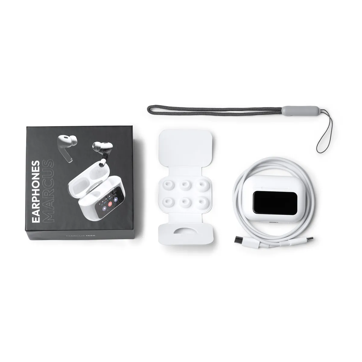 Auriculares personalizados Marcus con logo - foto 4