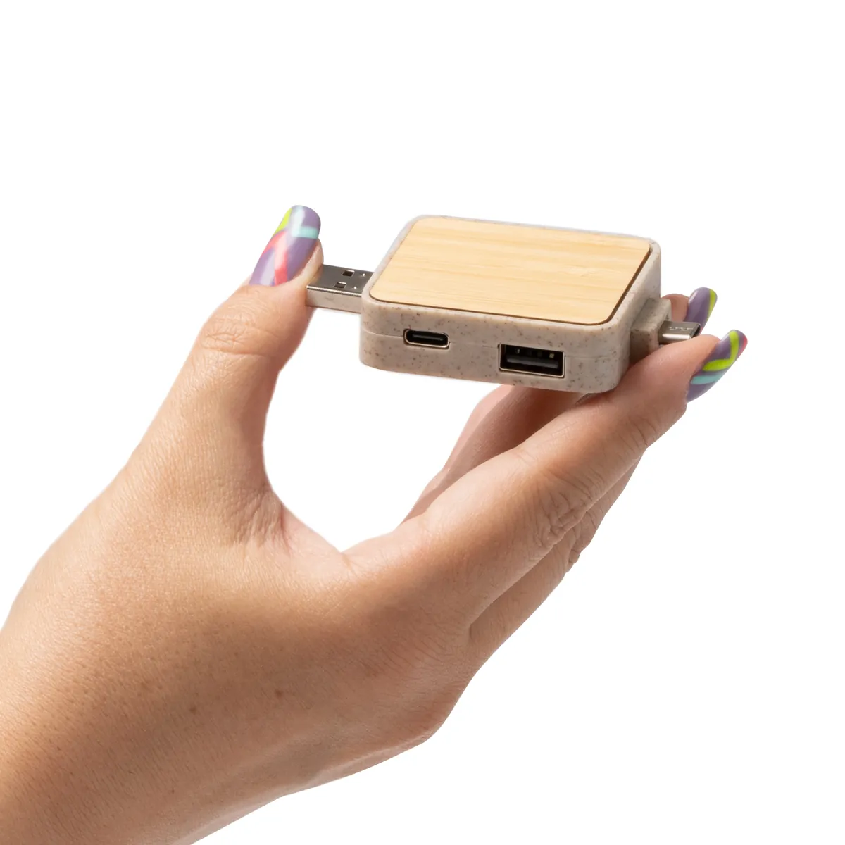 Hub USB personalizado Cluni con logo - foto 4