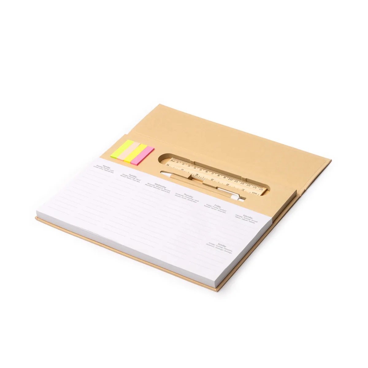 Set de escritura personalizado Daiber con logo