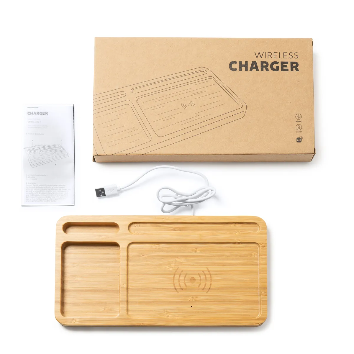 Cargador inalámbrico personalizado Core con logo - foto 4