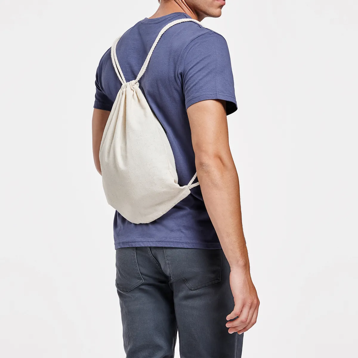 Mochila de cuerdas personalizada Mirlo con logo - foto 4