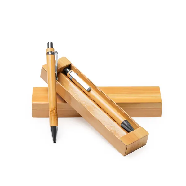 Set de escritura personalizado Kioto con logo